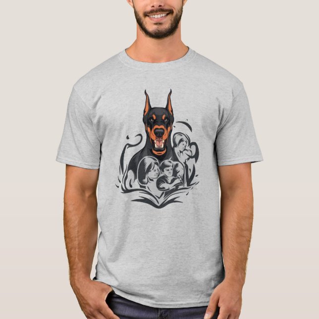 Doberman Pinscher T-Shirt (Vorderseite)