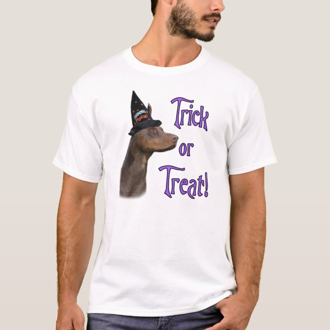 Doberman Pinscher Trick T-Shirt (Vorderseite)