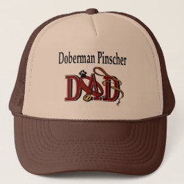 Doberman Pinscher VATER Gifts Truckerkappe