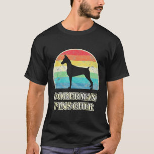 Doberman Pinscher Vintag Style Dog T-Shirt