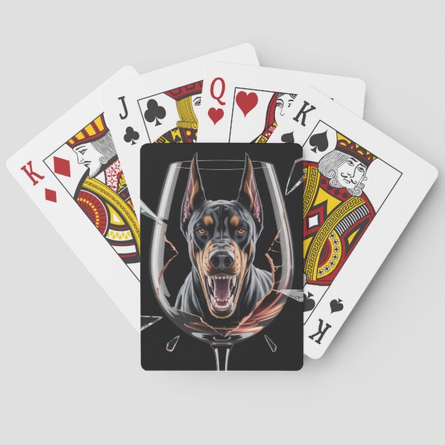 DOBERMAN PLAYING CARDS SPIELKARTEN (Rückseite)