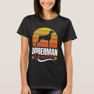 DOBERMAN PRINCESS Doberman Women Dobermann Hunde M T-Shirt