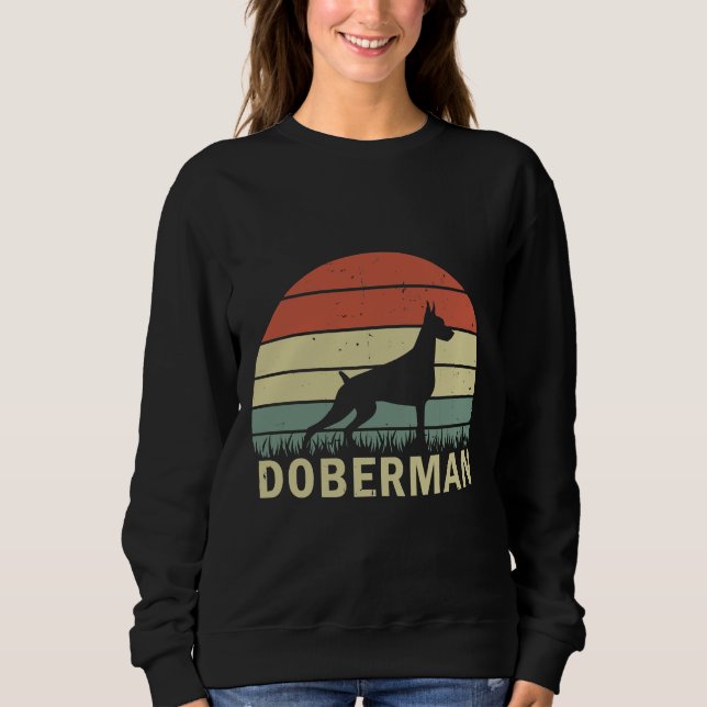 Doberman Rasta Sweatshirt (Vorderseite)