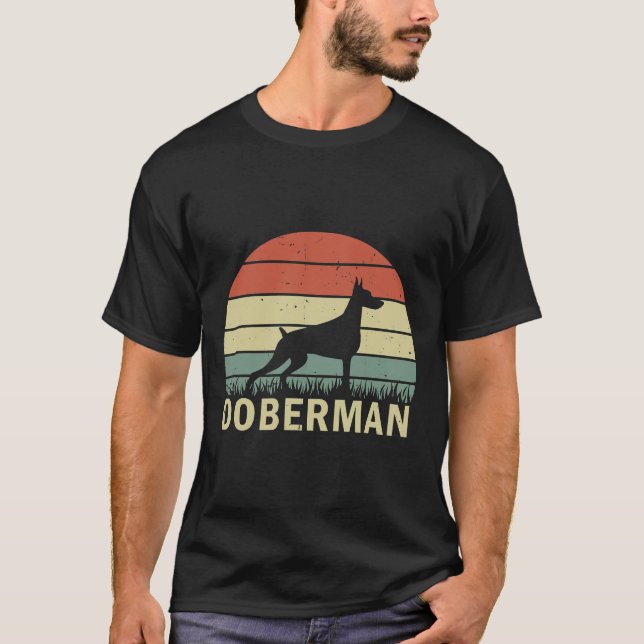 Doberman Rasta T-Shirt (Vorderseite)