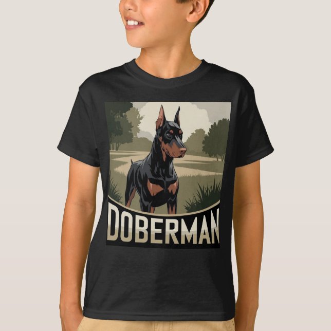Doberman T-Shirt (Vorderseite)