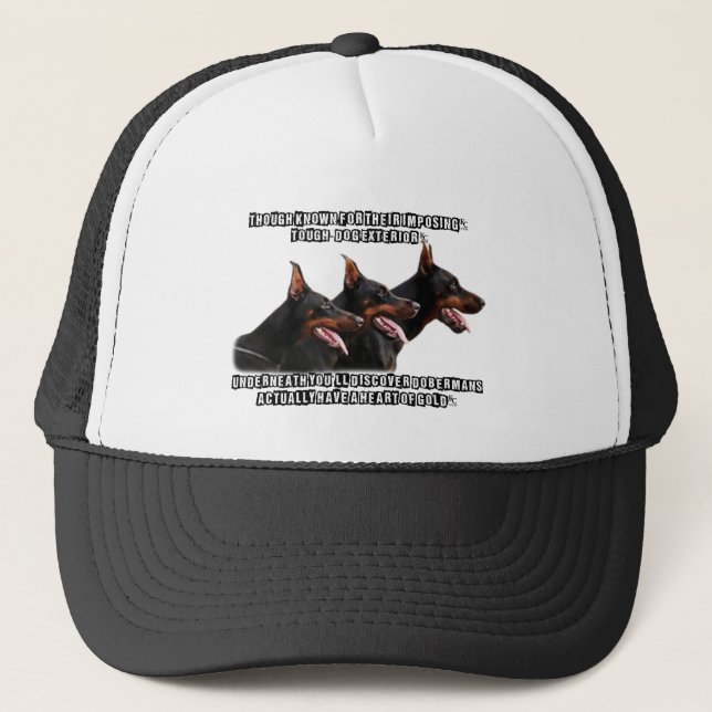 Doberman T - Shirt Truckerkappe (Vorderseite)