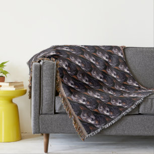 Doberman Throw Blanket Doberman Pinscher Blanket Decke