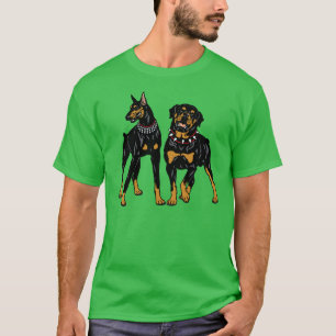 Doberman und Rotweiler T-Shirt
