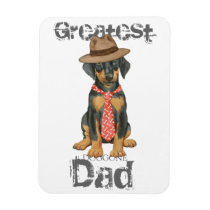 Doberman Vater Magnet