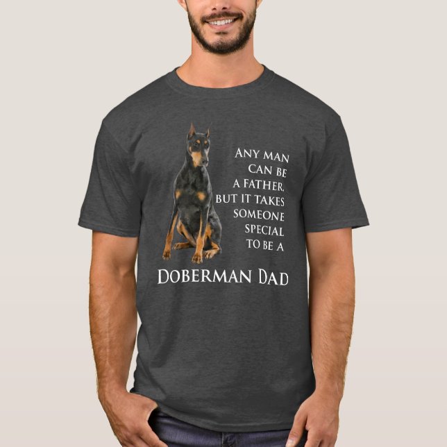 Doberman Vater T - Shirt (Vorderseite)