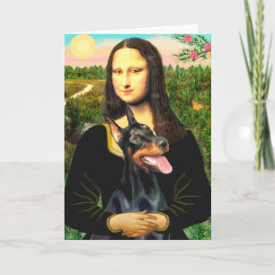 Dobermann 1 - Mona Lisa Karte