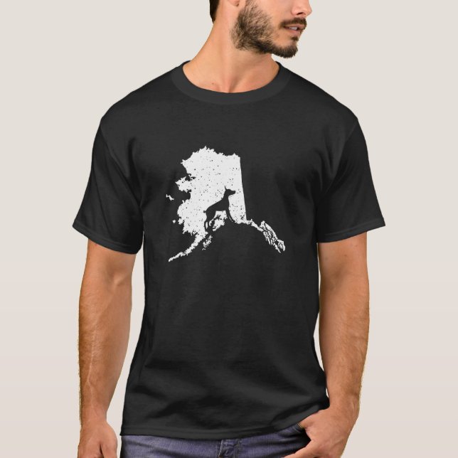 Dobermann Alaska Hund T-Shirt (Vorderseite)