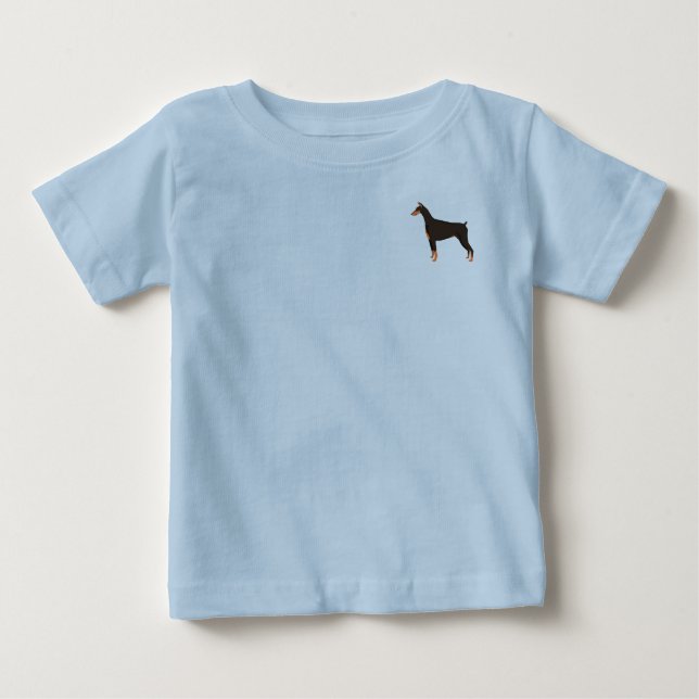 Dobermann Baby T-shirt (Vorderseite)
