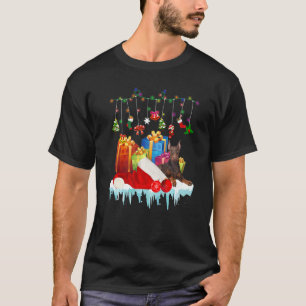 Dobermann-Christbaumschmuck-Weihnachtsdekoration T-Shirt