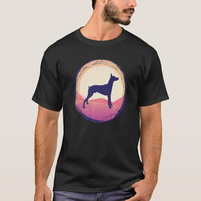 Dobermann Dog Breed 44 T-Shirt (Vorderseite)