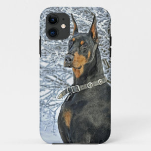 Dobermann-eisiger Tag Case-Mate iPhone Hülle
