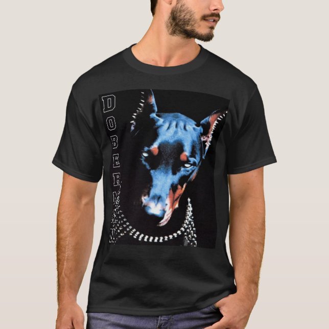 Dobermann Familie T-Shirt (Vorderseite)