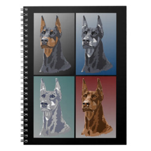 Dobermann-Farben Notizblock