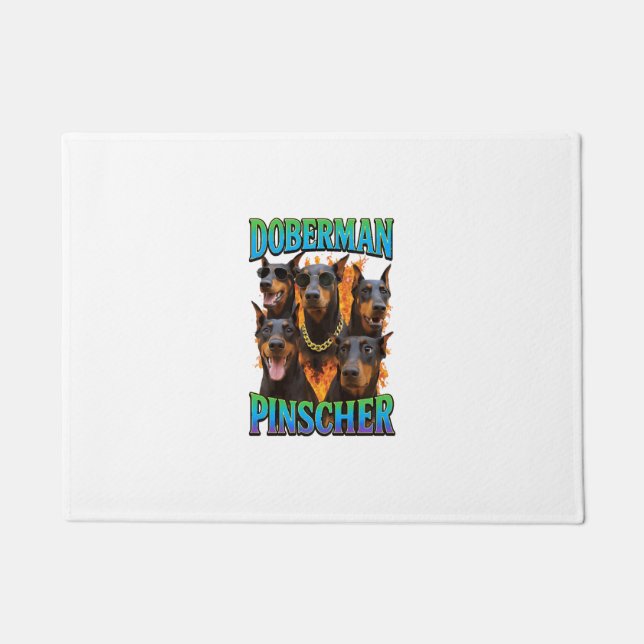 Dobermann  fußmatte (Vorderseite)