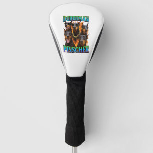 Dobermann golf headcover