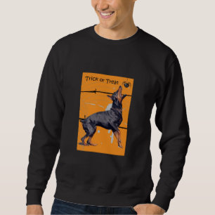 Dobermann-Halloween-Sweatshirt Sweatshirt