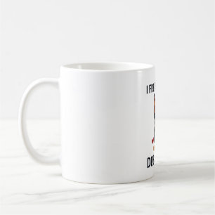 Dobermann Hund mit roten Herzen_1 Kaffeetasse