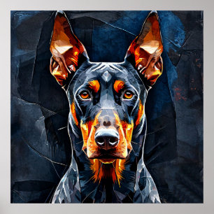 Dobermann-Hund Poster