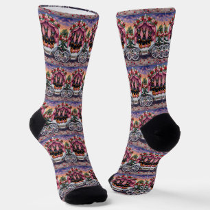 Dobermann Hund Valentinstag Socken