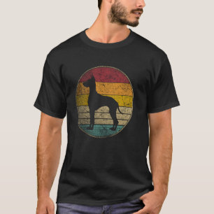 Dobermann-Hund - Vintage abgenutzte Retro-Silhouet T-Shirt