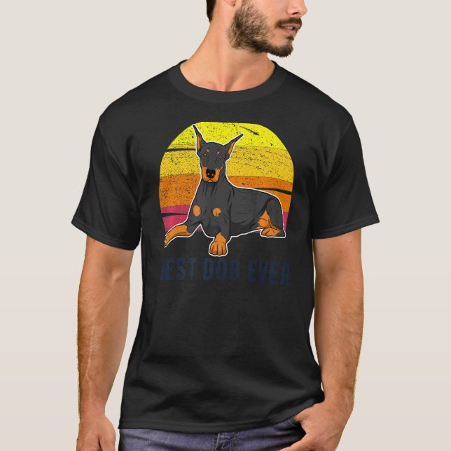 Dobermann-Hunderasse  108 T-Shirt (Vorderseite)