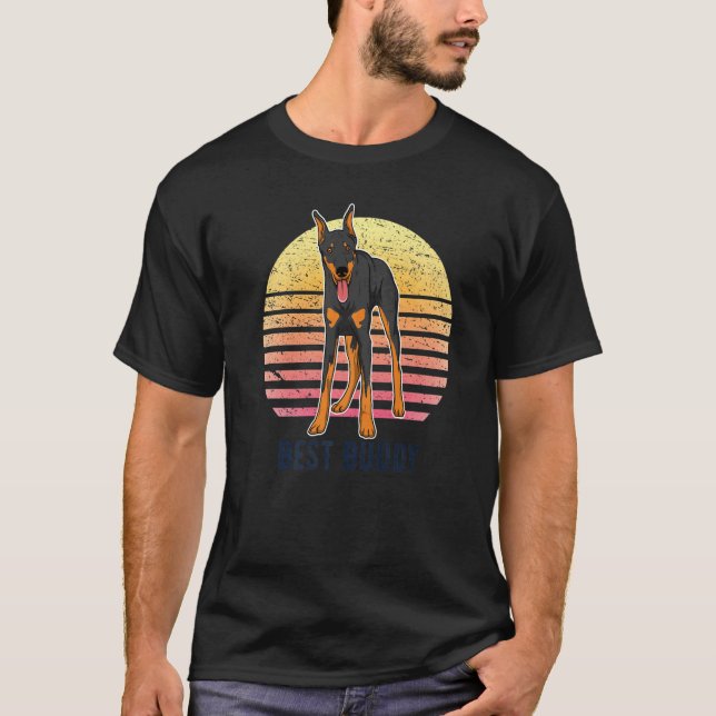 Dobermann-Hunderasse  147 T-Shirt (Vorderseite)