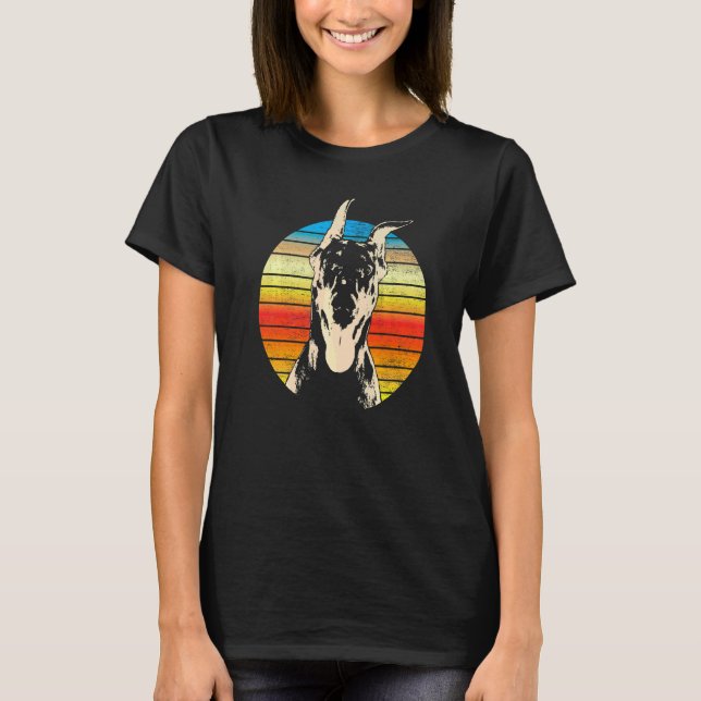 Dobermann-Hunderasse  16 T-Shirt (Vorderseite)