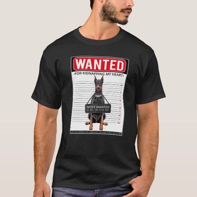 Dobermann-Hunderasse  20 T-Shirt (Vorderseite)