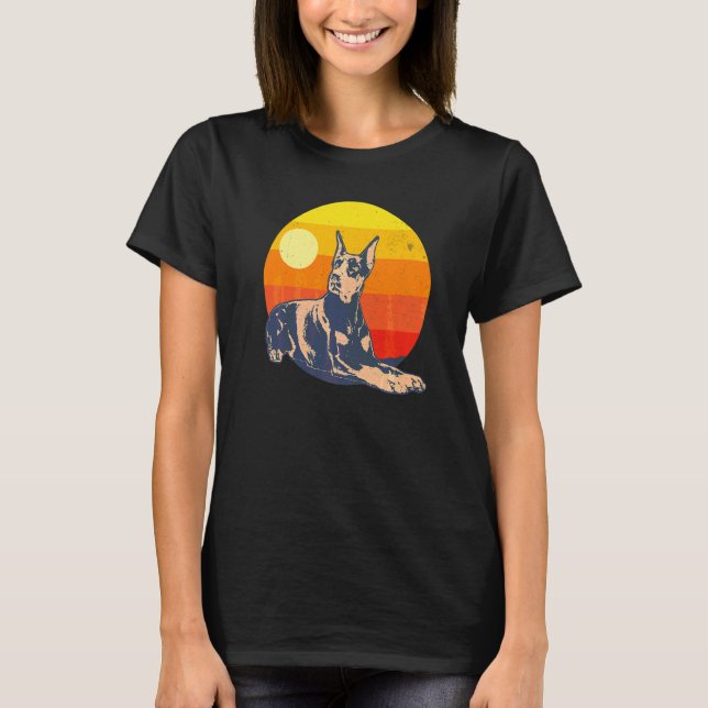Dobermann-Hunderasse 20 T-Shirt (Vorderseite)