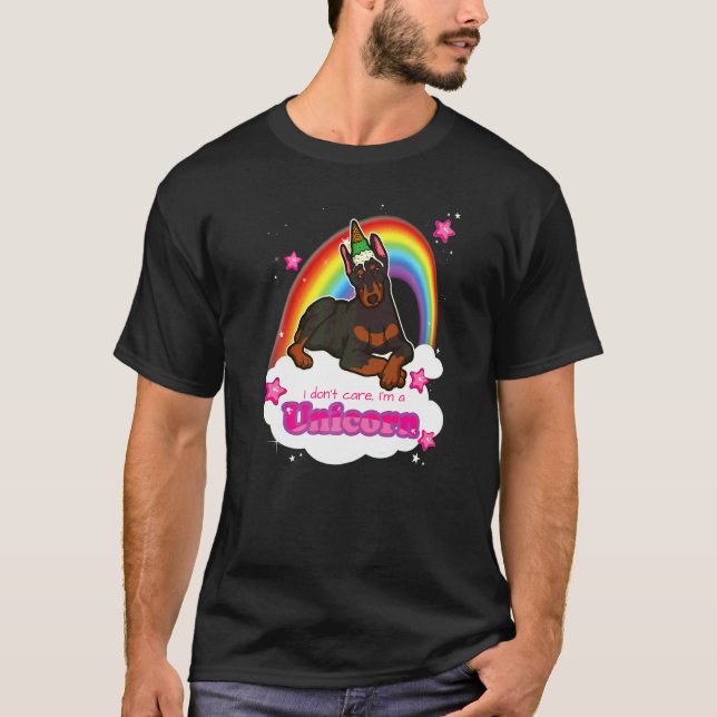 Dobermann-Hunderasse  21 T-Shirt (Vorderseite)