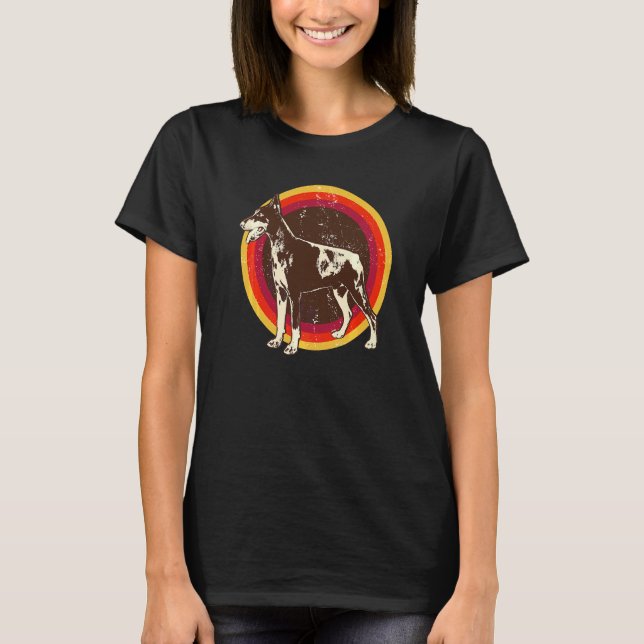 Dobermann-Hunderasse  23 T-Shirt (Vorderseite)