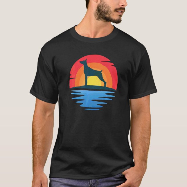 Dobermann-Hunderasse 24 T-Shirt (Vorderseite)