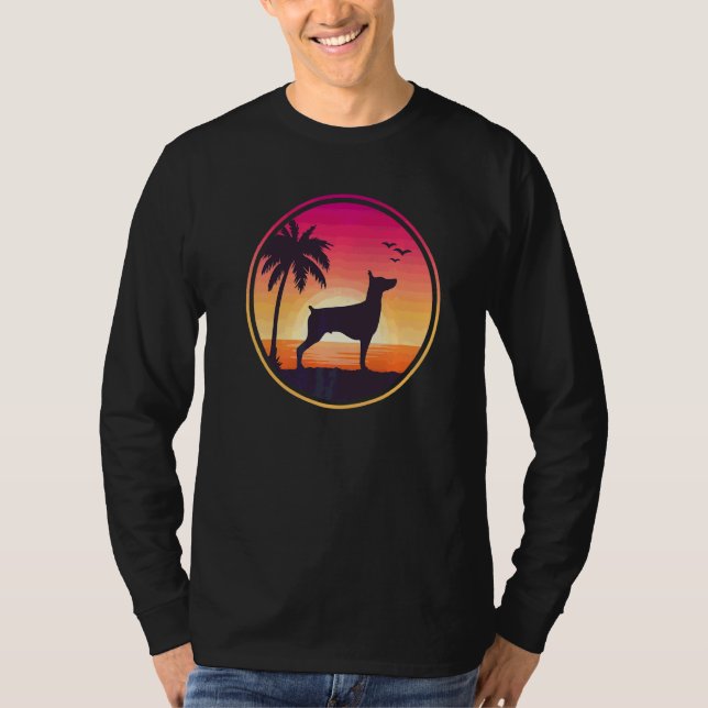 Dobermann-Hunderasse  25 T-Shirt (Vorderseite)