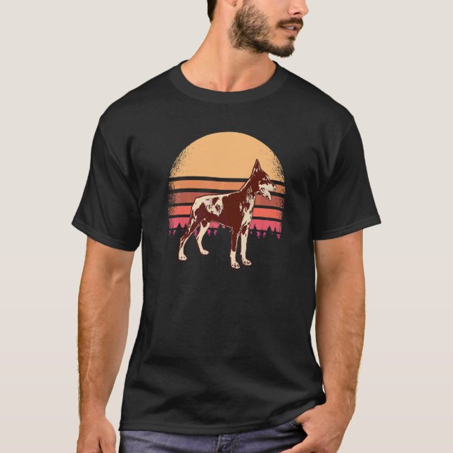Dobermann-Hunderasse  27 T-Shirt (Vorderseite)