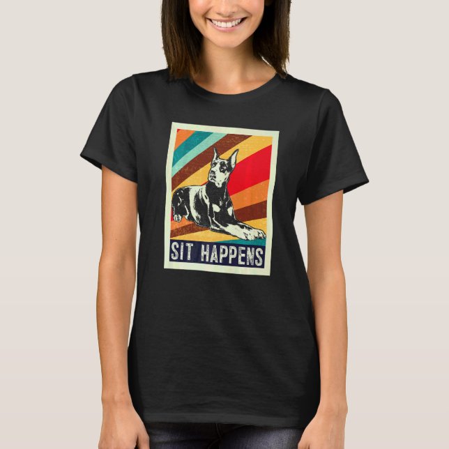 Dobermann-Hunderasse  2 T-Shirt (Vorderseite)