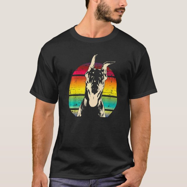 Dobermann-Hunderasse  4 T-Shirt (Vorderseite)