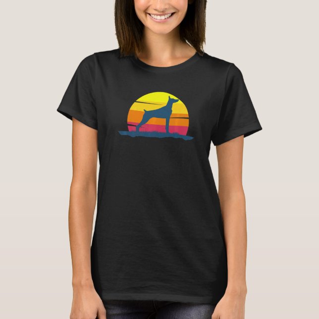 Dobermann-Hunderasse  56 T-Shirt (Vorderseite)