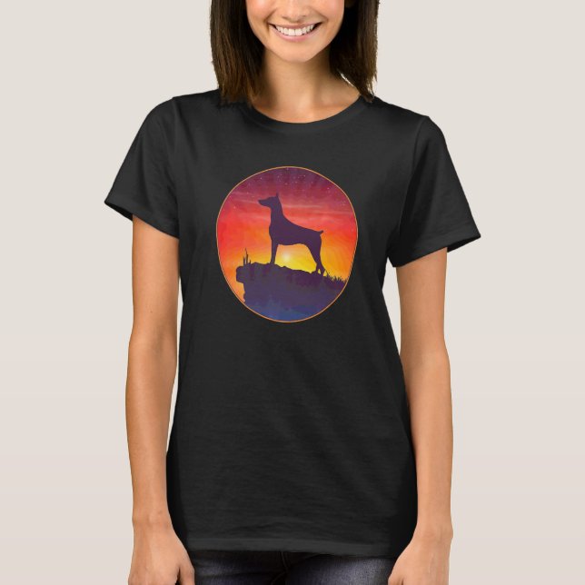 Dobermann-Hunderasse  5 T-Shirt (Vorderseite)