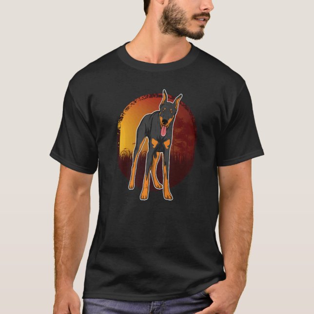Dobermann-Hunderasse 63 T-Shirt (Vorderseite)