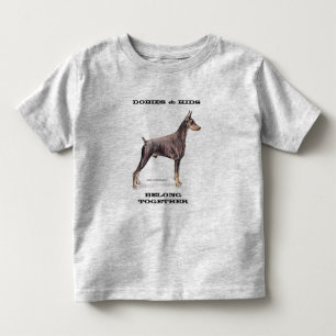 Dobermann & Kids — Doberman Pinscher Kleinkind T-shirt