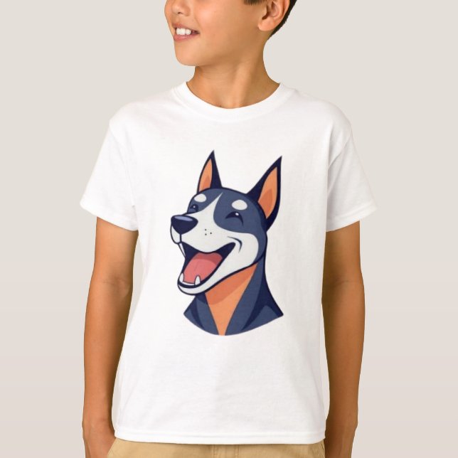 Dobermann Kinder T-Shirt (Vorderseite)
