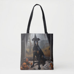Dobermann-Kürbisse Halloween Gruselig