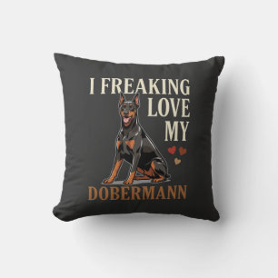 Dobermann Liebhaber Hundeliebhaber Kissen