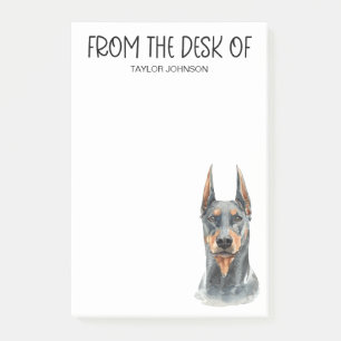 Dobermann-Liebhaber Post-it Klebezettel