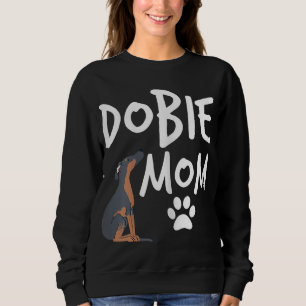 Dobermann Mama Doberman Pinscher Hund Welpe Pet Lo Sweatshirt